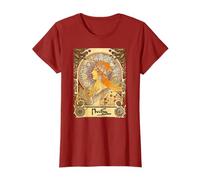 Donna T-shirt Donna Alphonse Mucha Art Nouveau Maglietta