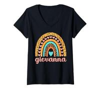 Donna T-Shirt Giovanna Nome Giovanna Maglietta Compleanno Regalo Maglietta con Collo a V