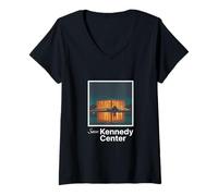 Donna T-shirt Save the Kennedy Center - Sostieni le arti e la cultura Maglietta con Collo a V