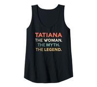 Donna Tatiana La Donna Il Mito Leggenda Nome Personalizzato Donne Canotta