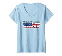 Donna Teenage Mutant Ninja Turtles American Heroes USA Cartoon Maglietta con Collo a V