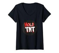 Donna Tenere il mio emblema TNT per uomo e donna Maglietta con Collo a V