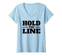 Donna Tenere LA Linea Maglietta con Collo a V