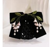 Donna Testa Fiore con Rete Tasca Fiocco per Capelli Accessori Lavoro Indossare