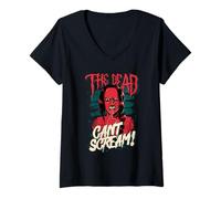 Donna The Conjuring Last Rites The Dead Can't Scream Maglietta con Collo a V