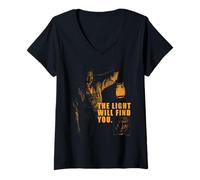 Donna The Conjuring Last Rites The Light Will Find You Maglietta con Collo a V