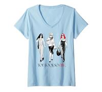 Donna The Devil Wears Prada 2 You Look So Chic Miranda Andy Emily Maglietta con Collo a V
