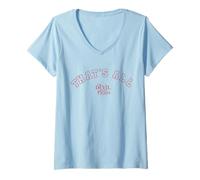 Donna The Devil Wears Prada That's all Collegiate Bold Letters Maglietta con Collo a V