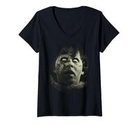 Donna The Exorcist Regan Large Face Maglietta con Collo a V