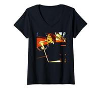 Donna The Faces Live Rod Stewart Top of The Pops 1973 Maglietta con Collo a V