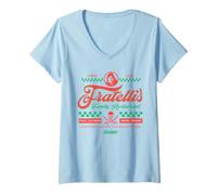 Donna The Goonies Fratelli's Lighthouse Lounge Maglietta con Collo a V