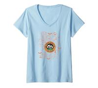 Donna The Great Pumpkin Collage 60 Anni Maglietta con Collo a V
