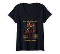 Donna The Hunger Games Katniss The World is Watching Movie Maglietta con Collo a V