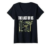 Donna The Last of Us Plants And Weapons Illustration Video Game Maglietta con Collo a V
