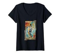 Donna The Legend of Korra Framed Avatar Maglietta con Collo a V