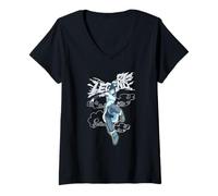 Donna The Legend of Korra Legendary Avatar Warrior Maglietta con Collo a V
