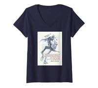 Donna The Mandalorian And Grogu Wherever I Go He Goes! Poster Maglietta con Collo a V