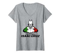 Donna The Mexican Style Boxing México Maglietta con Collo a V