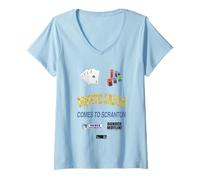 Donna The Office Monte Carlo Comes To Scranton Maglietta con Collo a V