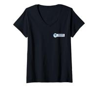 Donna The Office Vance Refrigeration Logo Front & Back Maglietta con Collo a V