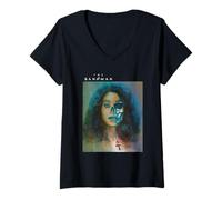 Donna The Sandman Woman Portrait Halloween Maglietta con Collo a V