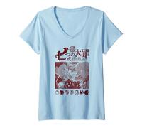 Donna The Seven Deadly Sins Revival of The Commandments Anime Maglietta con Collo a V
