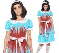 Donna The Shining Costume Evil Twin Sister Costume Zombie Halloween Donna