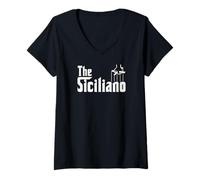 Donna The Siciliano Maglietta con Collo a V