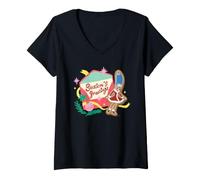Donna The Simpsons Marge Simpson Season's Greetings Christmas Maglietta con Collo a V