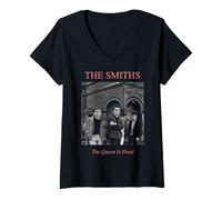 Donna The Smiths The Queen Is Dead Salford Lads di Stephen Wright Maglietta con Collo a V