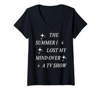 Donna The Summer I Lost My Mind Over A TV Show Maglietta con Collo a V