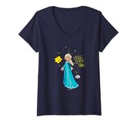 Donna The Super Mario Galaxy Movie Rosalina Star Shine Maglietta con Collo a V