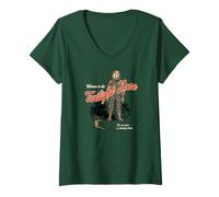 Donna The Twilight Zone Fear is Relative Cyclops Retro TV Show Maglietta con Collo a V