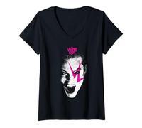 Donna The Vampire Lestat Lestat Face Maglietta con Collo a V