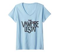 Donna The Vampire Lestat Logo Light Maglietta con Collo a V