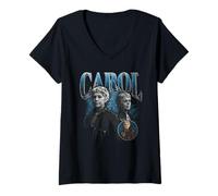 Donna The Walking Dead - Daryl Dixon Carol Homage Maglietta con Collo a V