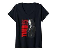 Donna The Walking Dead Maggie 15 Maglietta con Collo a V