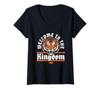 Donna The Walking Dead Welcome to The Kingdom Maglietta con Collo a V
