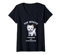 Donna The Westie, Tormentor e Heartbreaker Maglietta con Collo a V