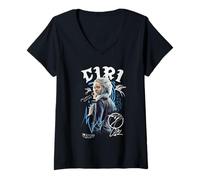 Donna The Witcher Ciri Graffiti Maglietta con Collo a V