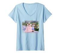 Donna The Wizard of Oz Dorothy And The Good Witch Maglietta con Collo a V