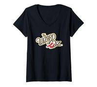 Donna The Wizard of Oz Logo Maglietta con Collo a V