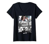 Donna They Live John Nada Glasses Reveal Maglietta con Collo a V