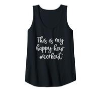 Donna This Is My Happy Hour #Workout Canotta
