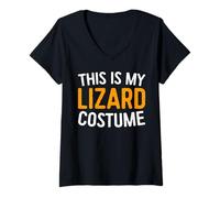 Donna This Is My Lizard Costume Camicia Adulto Uomo Donna Bambini Maglietta con Collo a V