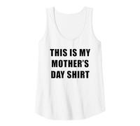 Donna This is My Mother's Day Shirt - Funny Mom's Humor Canotta