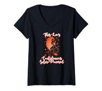 Donna This Leo Confidence IS Solar-Powered Maglietta con Collo a V