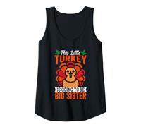 Donna This Little Turkey S Sta per Diventare Una Sorella Maggiore Canotta