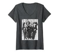 Donna Ti Viene servito Il Cast di Uno Spettacolo Comico 1976 Maglietta con Collo a V