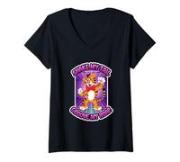 Donna Tiger Jolly Wild Adolescenti Adulti Bambini Studiosi Amanti della natura Maglietta con Collo a V